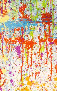 Preview wallpaper texture, paint, stains, multicolored