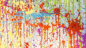 Preview wallpaper texture, paint, stains, multicolored