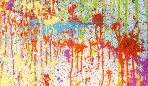 Preview wallpaper texture, paint, stains, multicolored