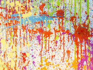 Preview wallpaper texture, paint, stains, multicolored