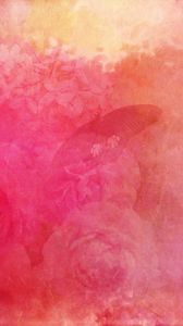 Preview wallpaper texture, paper, butterfly, flower, pink