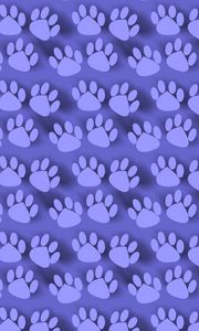 Preview wallpaper texture, paws, pattern, traces