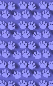 Preview wallpaper texture, paws, pattern, traces