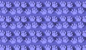 Preview wallpaper texture, paws, pattern, traces