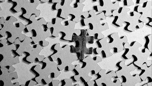 Preview wallpaper texture, puzzle, shape, black white