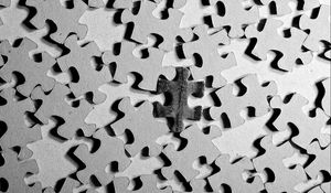 Preview wallpaper texture, puzzle, shape, black white