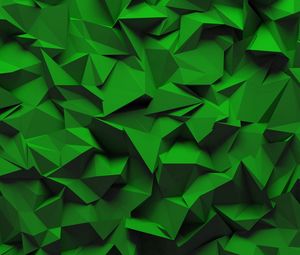 Preview wallpaper texture, relief, geometric, volume, green