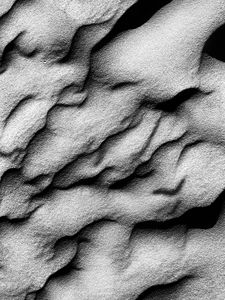 Preview wallpaper texture, sand, waves, bw, gray
