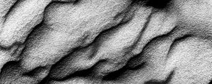 Preview wallpaper texture, sand, waves, bw, gray