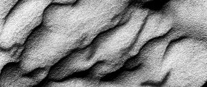 Preview wallpaper texture, sand, waves, bw, gray