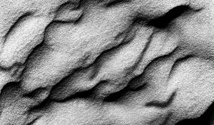 Preview wallpaper texture, sand, waves, bw, gray