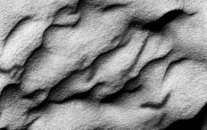 Preview wallpaper texture, sand, waves, bw, gray