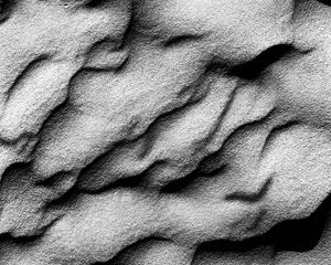 Preview wallpaper texture, sand, waves, bw, gray