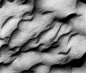 Preview wallpaper texture, sand, waves, bw, gray