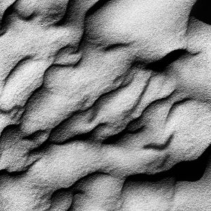 Preview wallpaper texture, sand, waves, bw, gray