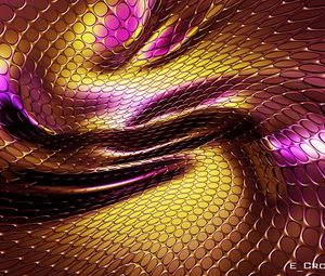 Preview wallpaper texture, scales, wavy, relief, 3d
