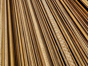 Preview wallpaper texture, stripes, gold, golden