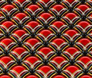 Preview wallpaper texture, structure, 3d, volume, red
