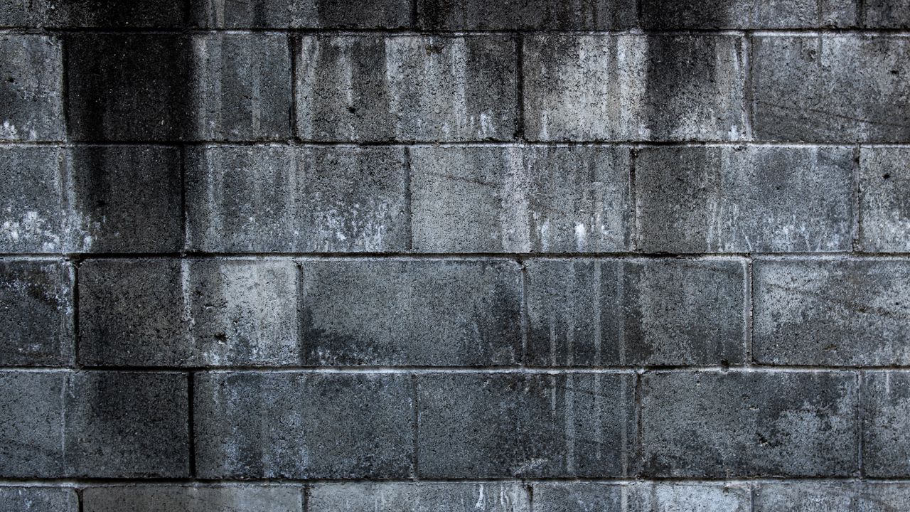 Wallpaper texture, wall, brick, spots, gray
