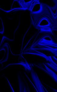 Preview wallpaper texture, wavy, blue, dark, abstraction