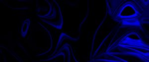 Preview wallpaper texture, wavy, blue, dark, abstraction