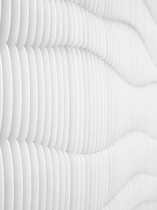 Preview wallpaper texture, white, wavy, architecture, minimalism