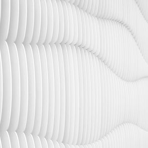 Preview wallpaper texture, white, wavy, architecture, minimalism