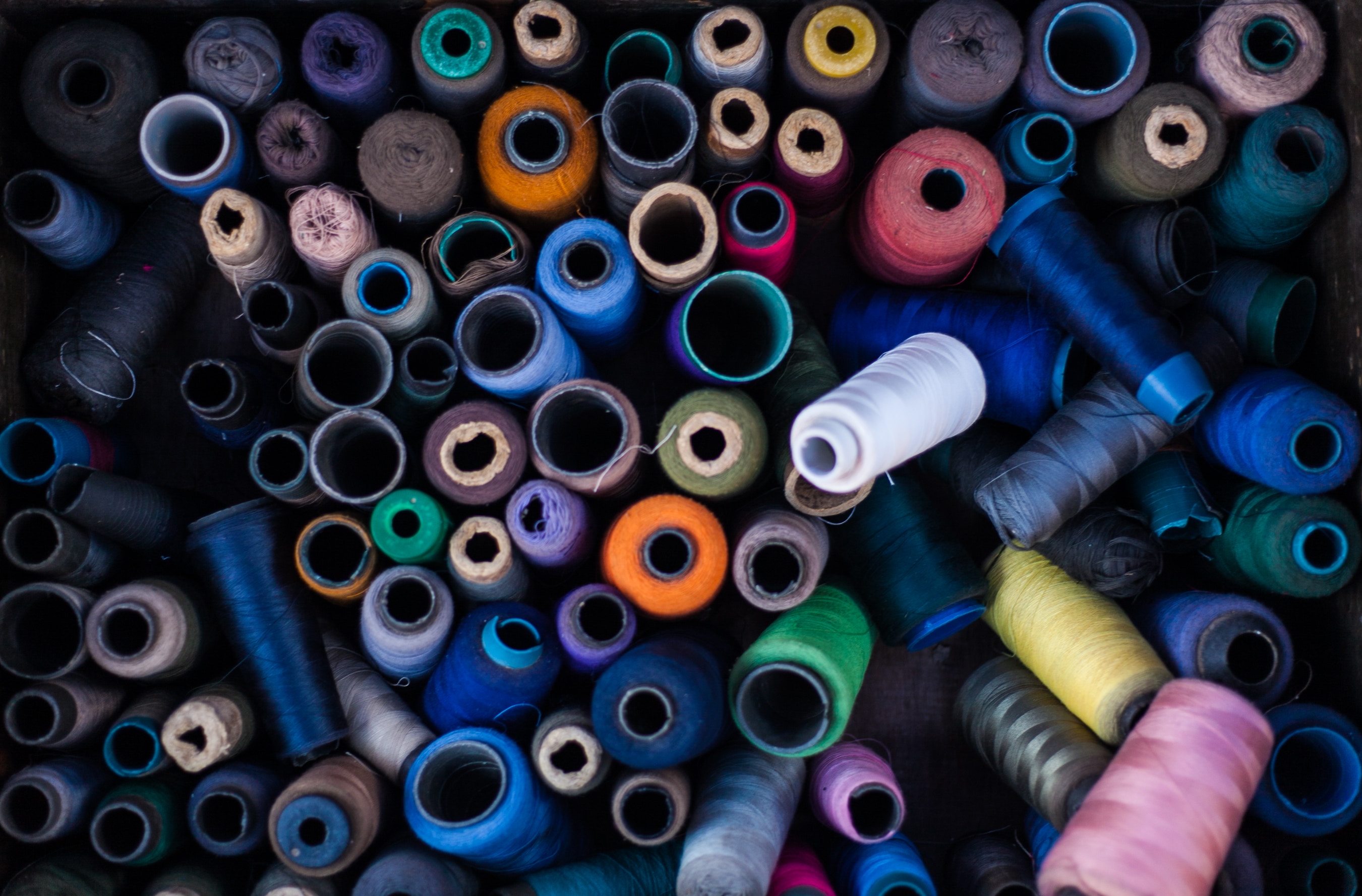 Bright multicolored embroidery thread yarns Skeins of multicolored  embroidery threads - stock photo 1304449 | Crushpixel