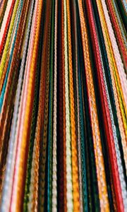 Preview wallpaper threads, ropes, multi-colored, stripes
