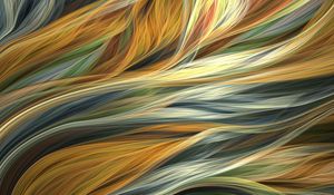 Preview wallpaper threads, strands, colorful, fractal, art