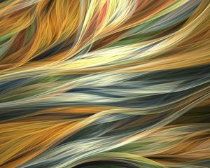 Preview wallpaper threads, strands, colorful, fractal, art