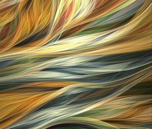 Preview wallpaper threads, strands, colorful, fractal, art