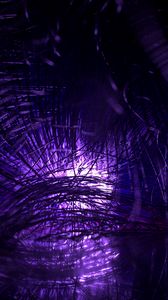 Preview wallpaper threads, tangled, glow, purple, macro