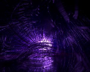 Preview wallpaper threads, tangled, glow, purple, macro