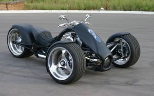 Preview wallpaper three wheels, motorcycle, roadster