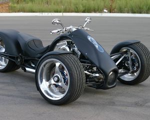 Preview wallpaper three wheels, motorcycle, roadster