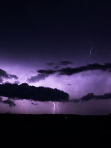 purple lightning tumblr