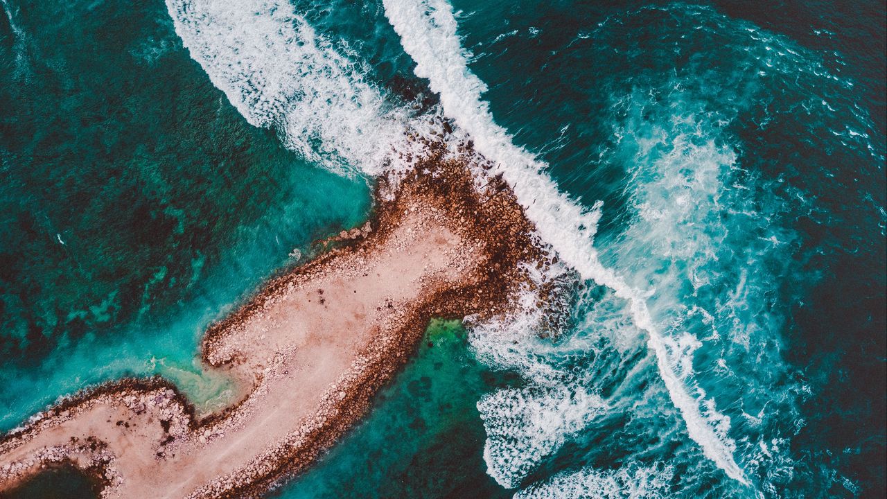 Wallpaper tide, ocean, waves