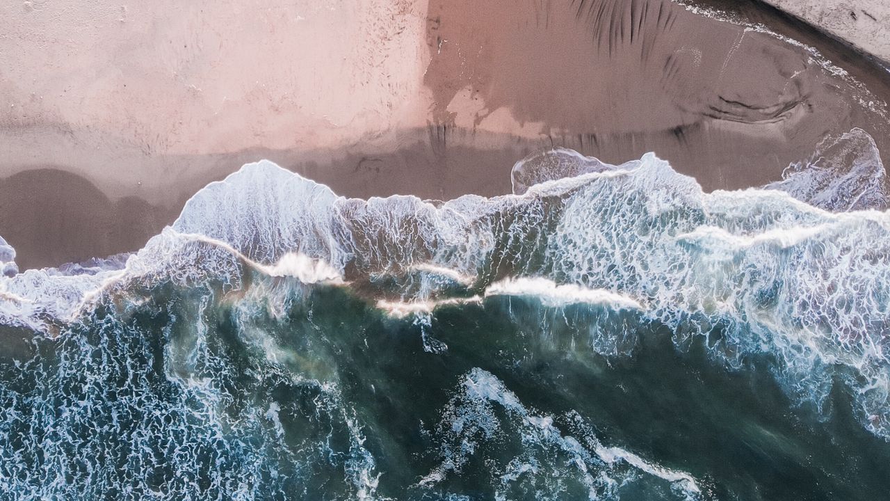 Wallpaper tide, relief, aerial view hd, picture, image
