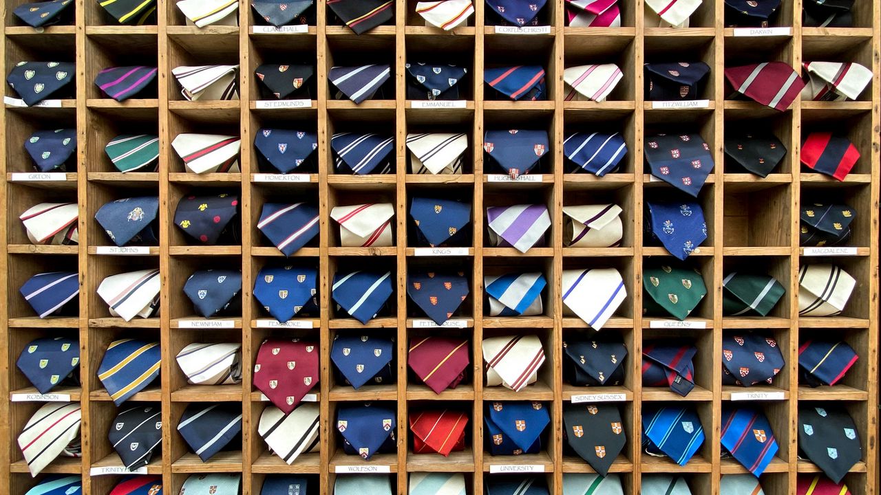 Wallpaper tie, clothes, various, assortment