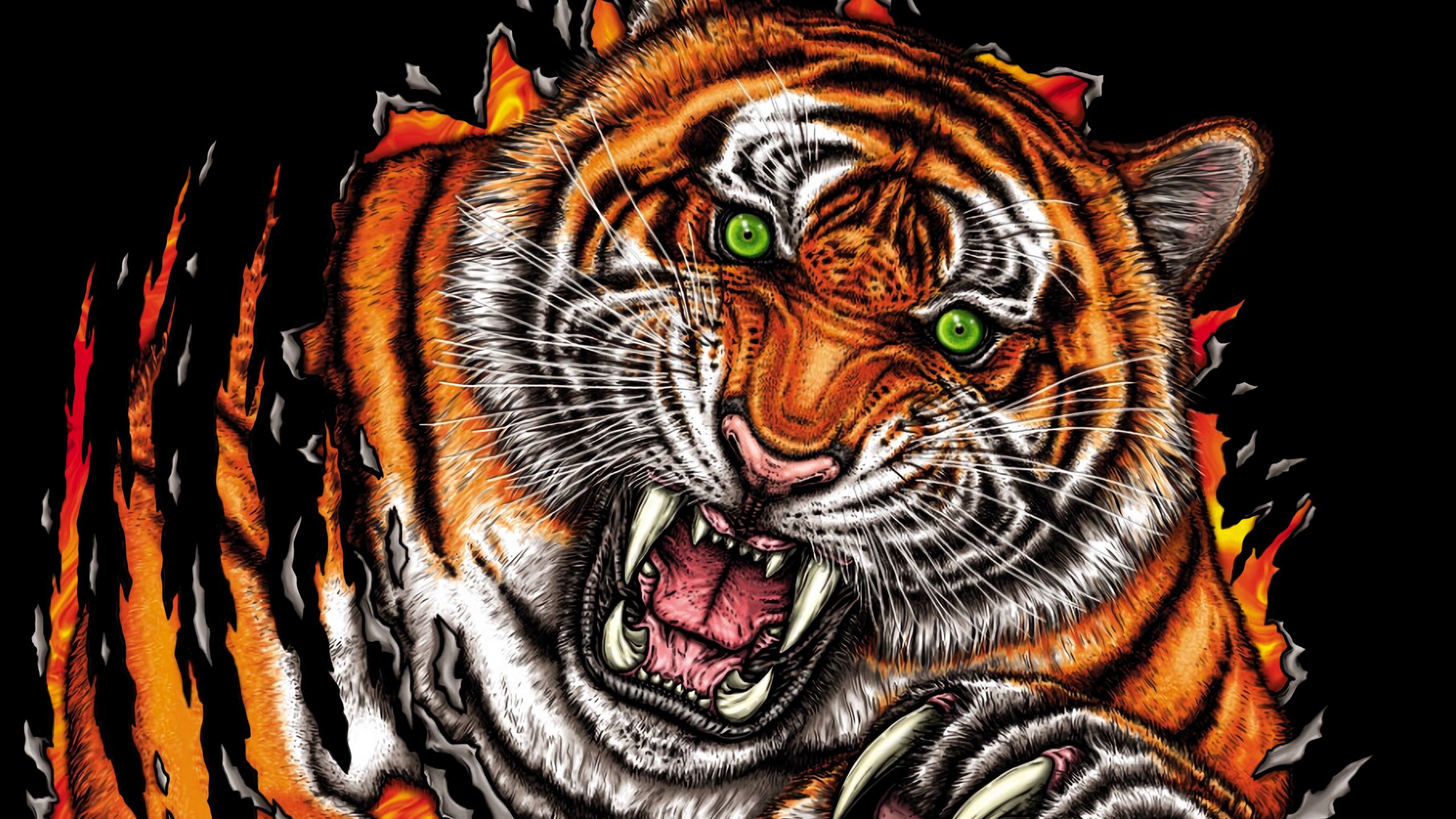 Fire Tiger Live Wallpaper  APK Download for Android  Aptoide