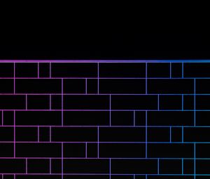 Preview wallpaper tile, neon, lights, shape, wall