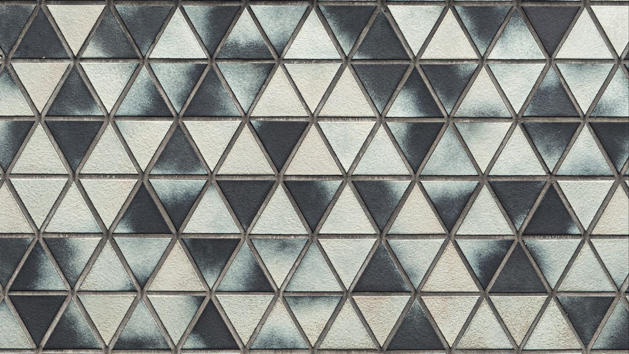 Wallpaper tile, triangles, surface, texture