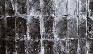 Preview wallpaper tile, wall, facade, dirty, old, black and white