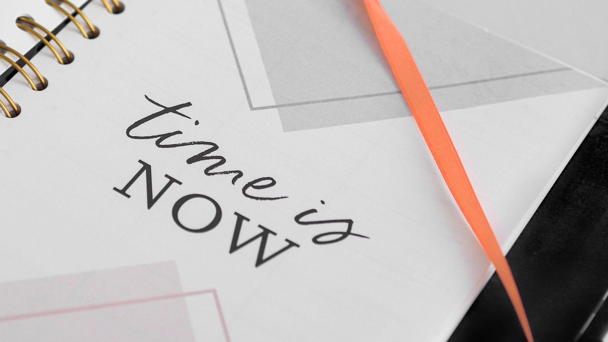 2048x1152 Wallpaper time, motivation, phrase, words