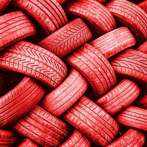 Preview wallpaper tires, red, paint
