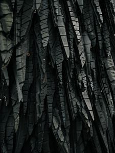 Preview wallpaper tires, rubber, cutting, texture, black
