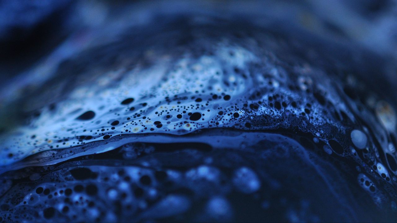 Wallpaper titan, liquid, macro, dark