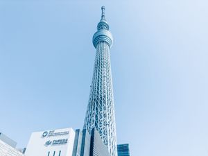 Preview wallpaper tokyo skytree, tower, architecture, tokyo, japan