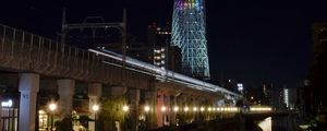 Preview wallpaper tokyo skytree, tower, tokyo, japan, night